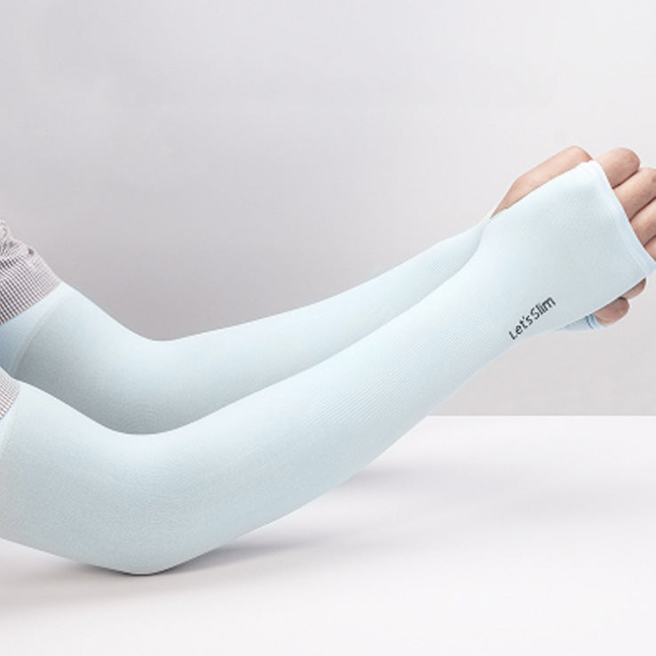 Ice sleeve summer ice silk sunscreen sleeve sleeve breathable men and women outdoor