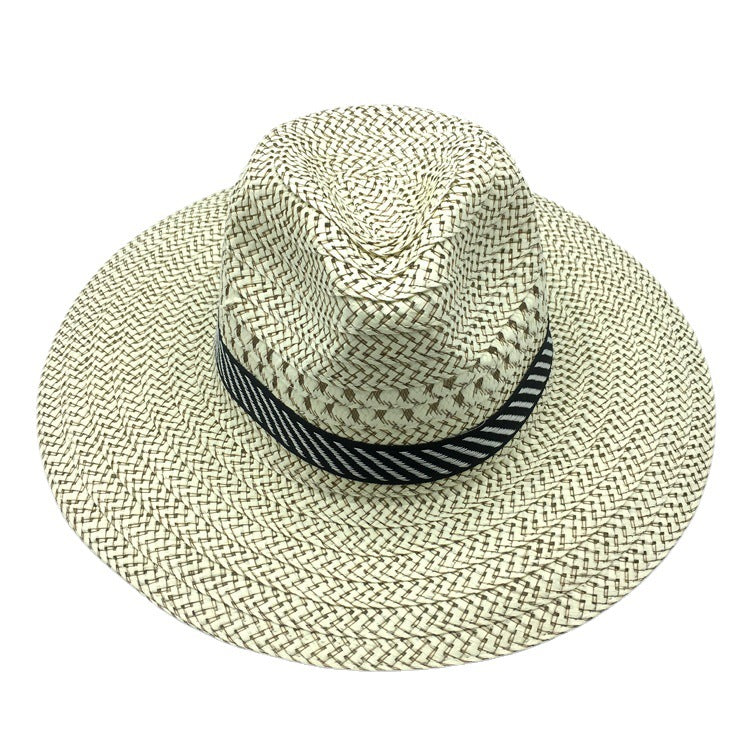 new straw hat men's sun hat summer sun protection outdoor sun hat