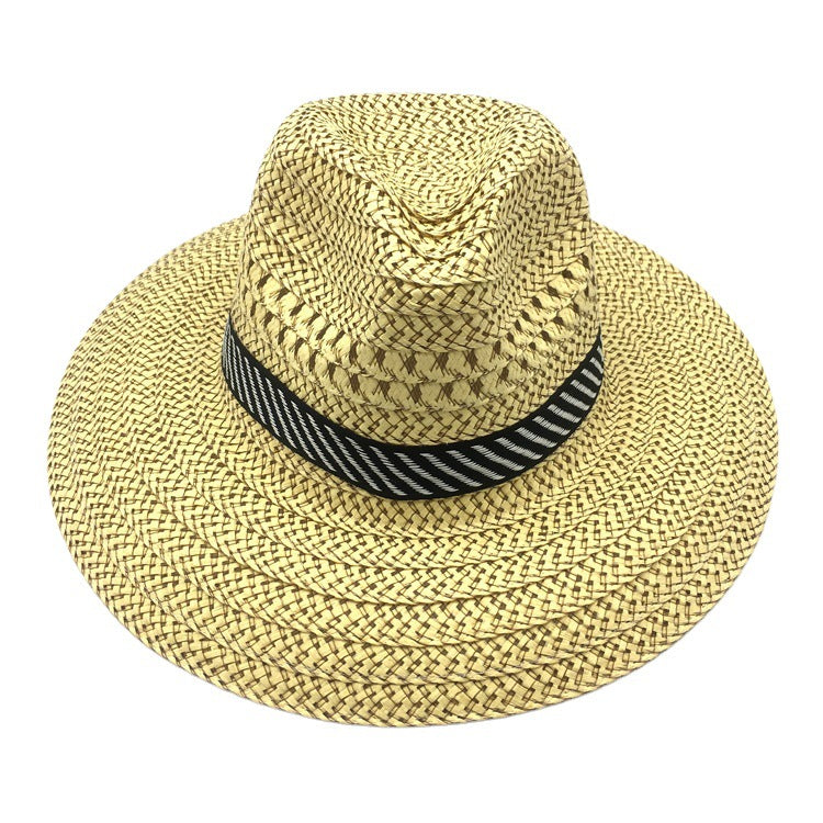 new straw hat men's sun hat summer sun protection outdoor sun hat