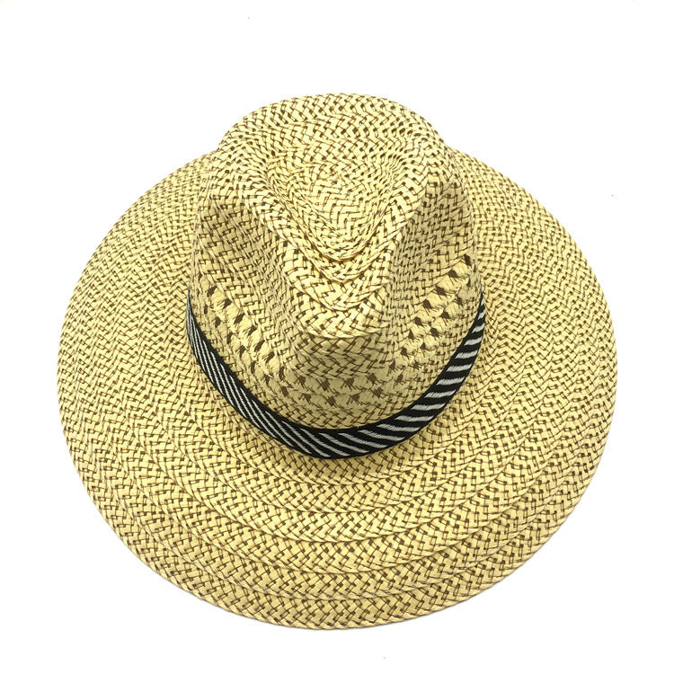 new straw hat men's sun hat summer sun protection outdoor sun hat