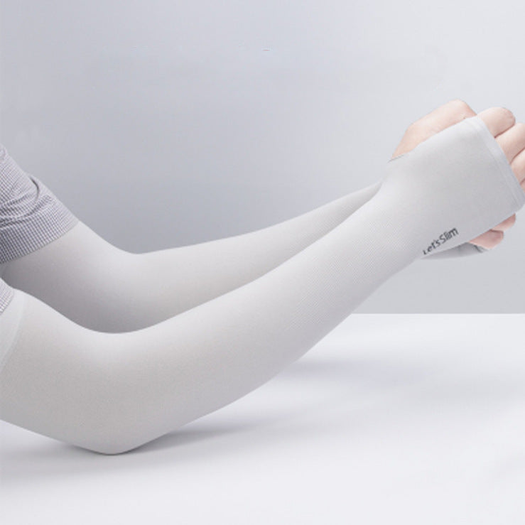 Ice sleeve summer ice silk sunscreen sleeve sleeve breathable men and women outdoor